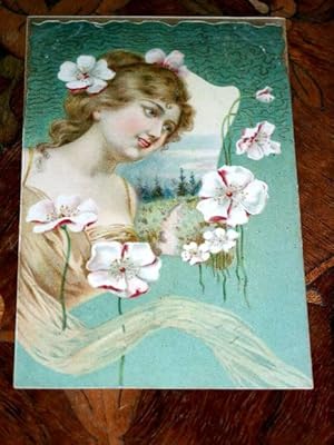 Bild des Verkufers fr Carte postale ancienne portrait de femme. zum Verkauf von JOIE DE LIRE