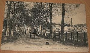 Image du vendeur pour Carte Postale Ancienne - 71 , CHAUFFAILLES ,alle du chateau et l'usine Giraud. mis en vente par JOIE DE LIRE