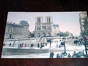 Image du vendeur pour Carte Postale Ancienne - 142 - PARIS Notre Dame. Quai Saint-Michel. mis en vente par JOIE DE LIRE