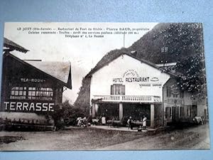 Image du vendeur pour Carte Postale Ancienne - LE JOTTY (Haute Savoie). Restaurant du Pont du diable. Pierre BAUD, propritaire. Cuisine renomme. mis en vente par JOIE DE LIRE