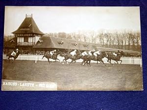 Bild des Verkufers fr Carte photo ancienne - MAISONS-LAFFITTE. - Prix GAMIN zum Verkauf von JOIE DE LIRE