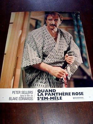 Bild des Verkufers fr QUAND LA PANTHERE ROSE S'EN MELE. Affiche d'exploitation. Peter Sellers dans le film de Blake Edwards. zum Verkauf von JOIE DE LIRE