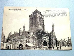 Bild des Verkufers fr Carte Postale Ancienne - 401 -Locronan - Eglise - (du XVme). zum Verkauf von JOIE DE LIRE