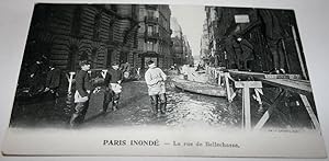 Bild des Verkufers fr Carte Postale Ancienne - PARIS INONDE - La rue de Bellechasse. zum Verkauf von JOIE DE LIRE