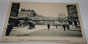 Image du vendeur pour Carte Postale Ancienne - 240-PARIS-Le Mtroplitain, boulevard Magenta et Barbs. mis en vente par JOIE DE LIRE