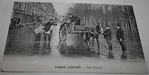 Image du vendeur pour Carte Postale Ancienne - PARIS INONDE - Rue Fabert. mis en vente par JOIE DE LIRE