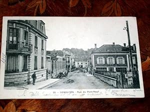 Bild des Verkufers fr Carte Postale Ancienne - 25 - LONGUYON - Rue du Pont Neuf. zum Verkauf von JOIE DE LIRE