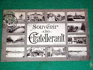 Bild des Verkufers fr Carte Postale Ancienne - CHATELLERAULT 86 - Souvenir de CHATELLERAULT - Cartes postales vues diverses . zum Verkauf von JOIE DE LIRE