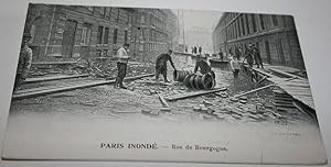 Bild des Verkufers fr Carte Postale Ancienne - PARIS INONDE - Rue de Bourgogne. zum Verkauf von JOIE DE LIRE