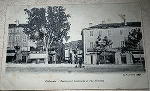 Bild des Verkufers fr Carte Postale Ancienne - CAHORS - Boulevards Gambetta et rue Fnelon. zum Verkauf von JOIE DE LIRE