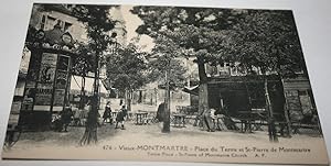 Image du vendeur pour Carte Postale Ancienne - 476-Vieux Montmartre-Place du Tertre et ST-Pierre de Montmartre. mis en vente par JOIE DE LIRE