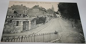 Bild des Verkufers fr Carte Postale Ancienne - 474 -PARIS-Vieux-MONTMARTRE-Rue de l'Abreuvoir. Abreuvoir Street.A.P. zum Verkauf von JOIE DE LIRE