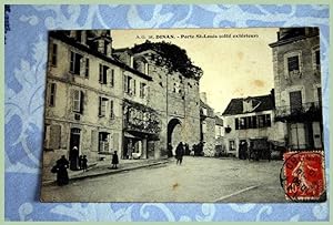 Bild des Verkufers fr Carte Postale Ancienne - A.G.58. DINAN-Porte St Louis (Ct extrieur). zum Verkauf von JOIE DE LIRE