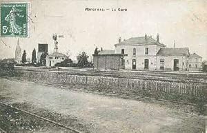 Bild des Verkufers fr Carte Postale Ancienne - Marennes - La gare. zum Verkauf von JOIE DE LIRE