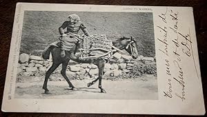 Image du vendeur pour Carte Postale Ancienne - GOING TO MARKET. mis en vente par JOIE DE LIRE