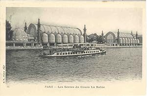 Bild des Verkufers fr Carte Postale Ancienne - 95 - PARIS - LES SERRES DU COURS LA REINE. zum Verkauf von JOIE DE LIRE