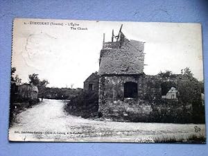 Image du vendeur pour Carte Postale Ancienne - 2- Etricourt. L'Eglise. mis en vente par JOIE DE LIRE