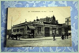 Image du vendeur pour Carte Postale Ancienne - Vincennes. La Gare. C.M. mis en vente par JOIE DE LIRE