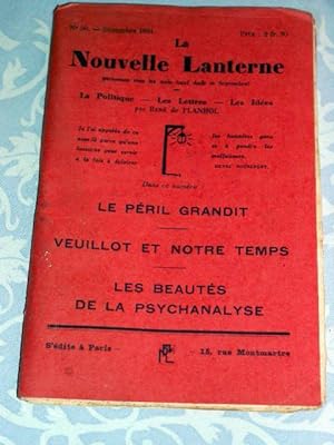 La Nouvelle Lanterne, N°50 - Décembre 1931 - La Politique - Les Lettres - Les Idées. Le Péril gra...