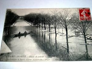 Bild des Verkufers fr Carte Postale Ancienne - PARIS INONDE (Clich du 28 Janvier 1910). L'inondation de Javel. (Crue maximum : 9m50). A.N.Paris. zum Verkauf von JOIE DE LIRE