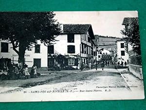 Bild des Verkufers fr Carte Postale Ancienne - SAINT PEE SUR NIVELLE - RUE SAINT PIERRE. zum Verkauf von JOIE DE LIRE