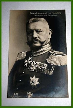 Image du vendeur pour Carte Postale Ancienne - PHOTO - Portrait du gnral feldmarschall Paul von Hindenburg mis en vente par JOIE DE LIRE