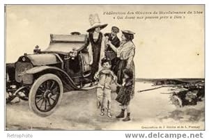 Carte Postale ancienne - Fédération des Oeuvres de Bienfaisance de Nice - " Qui donne aux pauvres...