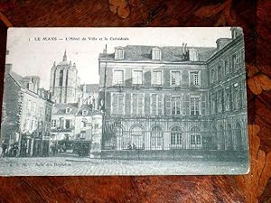 Image du vendeur pour Carte Postale Ancienne - LE MANS - L'Htel de Ville et la Cathdrale. mis en vente par JOIE DE LIRE