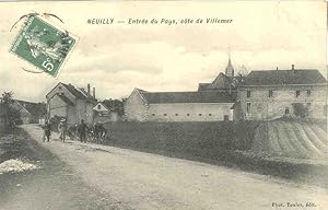 Bild des Verkufers fr Carte Postale Ancienne - NEUILLY - Entre du Pays, ct de Villemer. zum Verkauf von JOIE DE LIRE