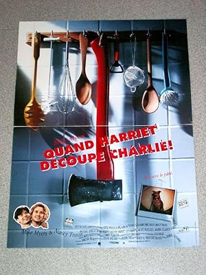 Bild des Verkufers fr Affiche en couleurs du film Quand Harriet dcoupe Charlie zum Verkauf von JOIE DE LIRE