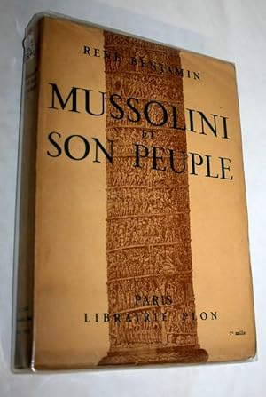 Mussolini et son peuple.