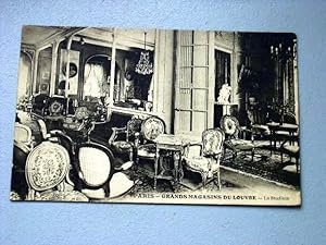 Image du vendeur pour Carte Postale Ancienne - GRANDS MAGASINS DU LOUVRE- PARIS. Le Studium. mis en vente par JOIE DE LIRE