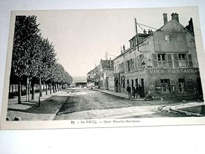 Bild des Verkufers fr Carte Postale Ancienne - 21 - LE PECQ - Quai Maurice-Berteaux. zum Verkauf von JOIE DE LIRE