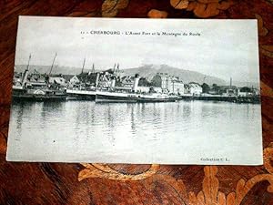 Image du vendeur pour Carte Postale Ancienne - 11 - CHERBOURG - L'Avant Port et la Montagne du Roule. mis en vente par JOIE DE LIRE