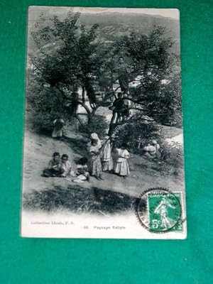 Image du vendeur pour Carte Postale Ancienne - 66 - Scnes et Types - PAYSAGE KABYLE - Enfants - balanoire sur un arbre mis en vente par JOIE DE LIRE