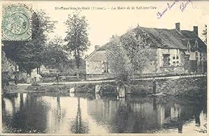 Bild des Verkufers fr Carte Postale Ancienne - St-Maurice-le-Vieil (Yonne) . La Mare de la Sablonnire. zum Verkauf von JOIE DE LIRE