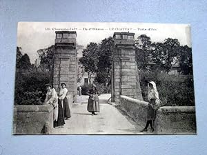 Bild des Verkufers fr Carte Postale Ancienne - 516 - Charente Infrieure - Ile d'Olron. Le Chteau. Porte d'Ors. zum Verkauf von JOIE DE LIRE