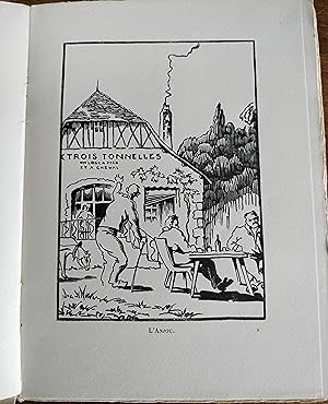 A travers la France. Journées du livre 1933.