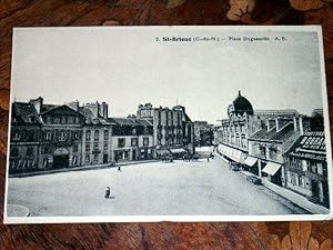 Bild des Verkufers fr Carte Postale Ancienne - 7 - St Brieuc (C du N). Place Duguesclin. A.B. zum Verkauf von JOIE DE LIRE