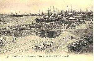 Carte Postale Ancienne - Marseille. - Vue générales des Quais et du Bassin de la Joliette. - 78.