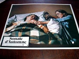 SONATE D'AUTOMNE. Affiche d'exploitation. Un film de Ingmar Bergman.Avec Liv Ullmann, Ingrid Berg...