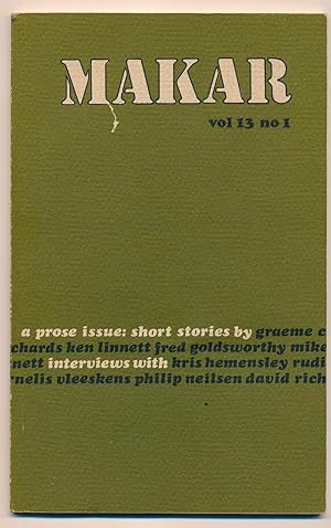 Makar: A Magazine of New Writing, Vol. 13, no. 1, October 1977