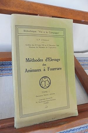 Imagen del vendedor de Mthodes D'Elevage Des Animaux A Fourrure - Tome 1 : Deuxime Edition Refondue a la venta por librairie ESKAL