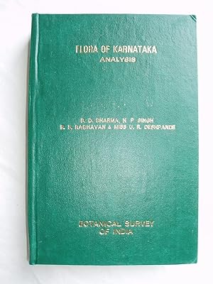 Imagen del vendedor de Flora of Karnataka. Analysis a la venta por Expatriate Bookshop of Denmark