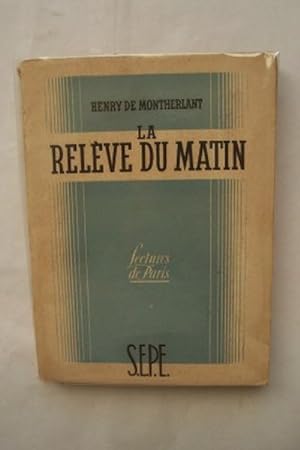 Seller image for LA RELEVE DU MATIN for sale by KEMOLA