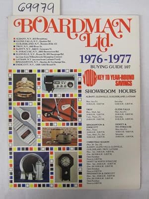 Image du vendeur pour Boardman Ltd. Buying Guide 1976-1977 mis en vente par Princeton Antiques Bookshop