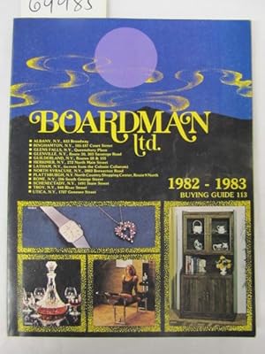 Image du vendeur pour Boardman Ltd. Buying Guide 1982-1983 mis en vente par Princeton Antiques Bookshop