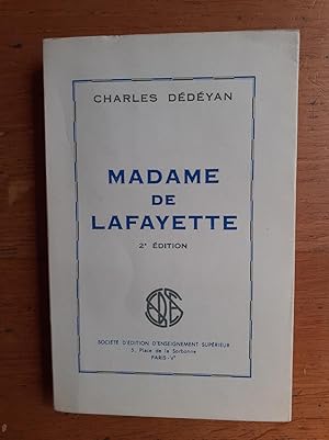 Seller image for MADAME DE LAFAYETTE. for sale by Librairie Sainte-Marie