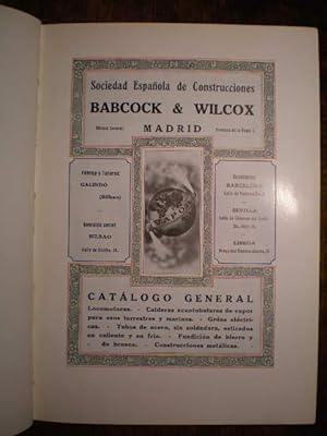 Sociedad Española de Construcciones Babcock & Wilcox. Catálogo General: Locomotoras - Calderas de...