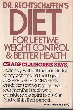 Seller image for Diet : Lifetime Weight Control And Better Health for sale by Ye Old Bookworm